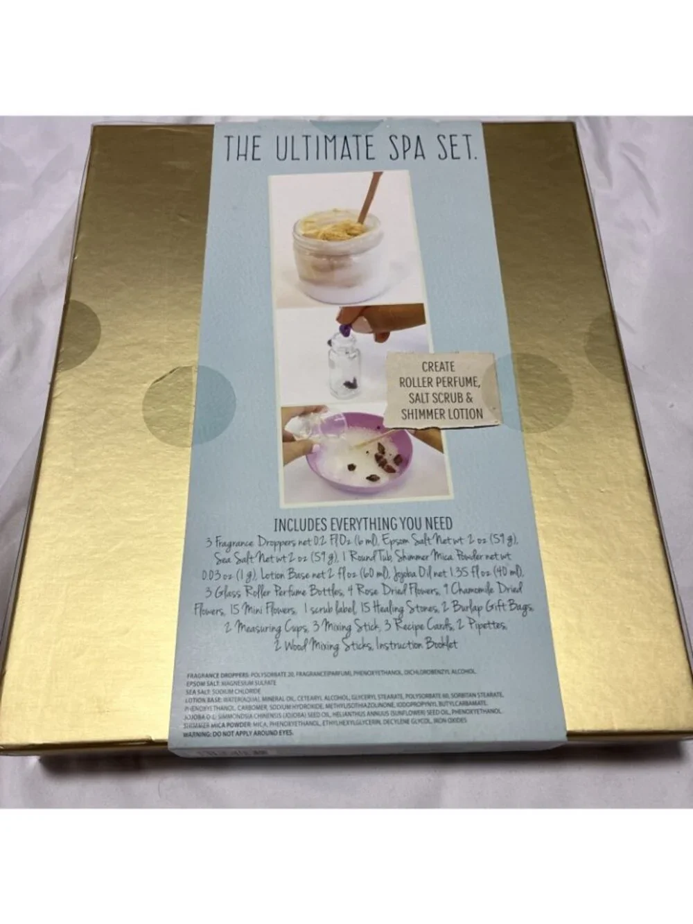 STMT DIY Signature Spa Set - Make Your Own Salt Scrubs, Lotion & Perfume - NEW